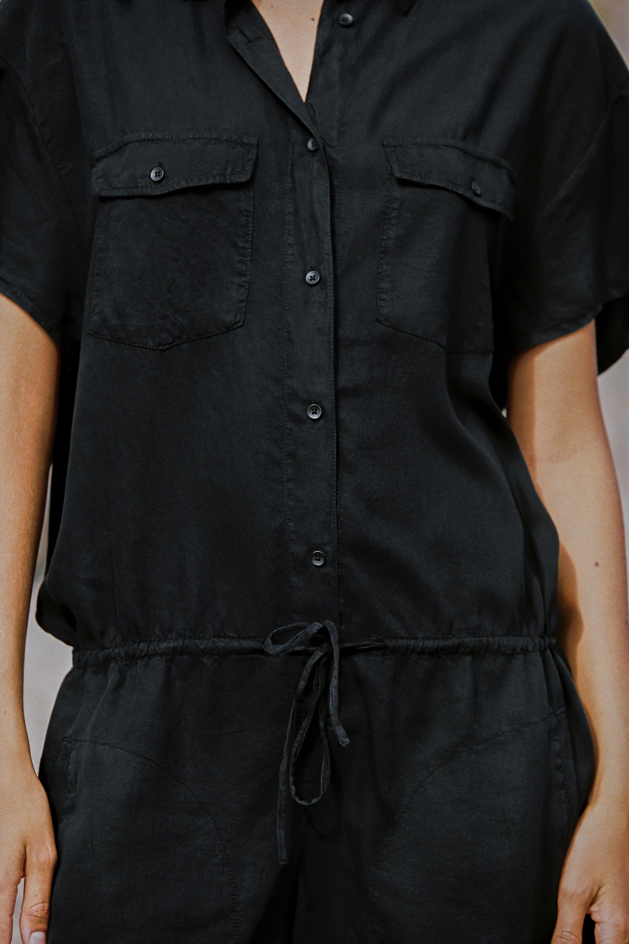 FLOWY SHORT POCKET JUMPSUIT